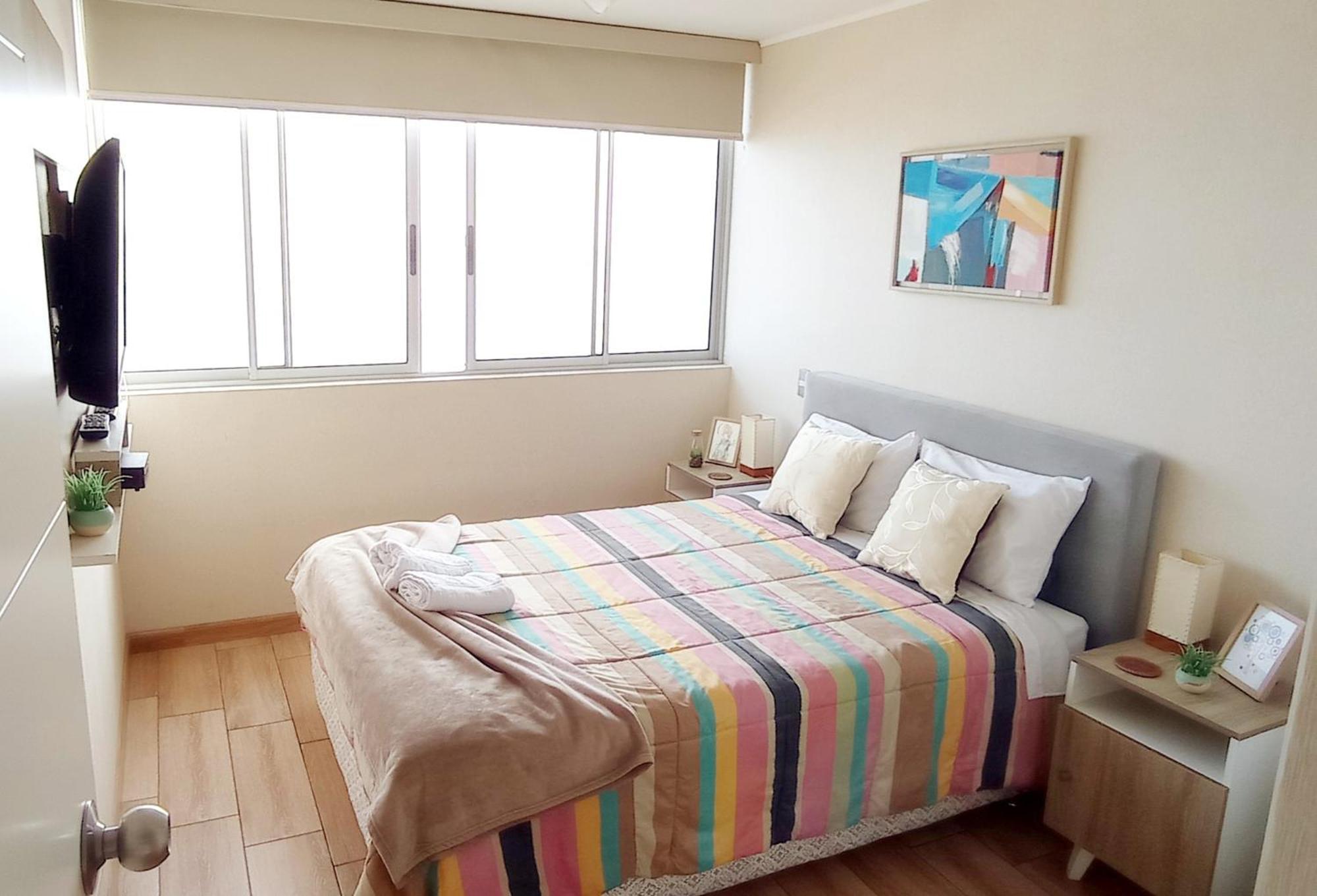 شقة Euve Ocean View Flat In ليما المظهر الخارجي الصورة