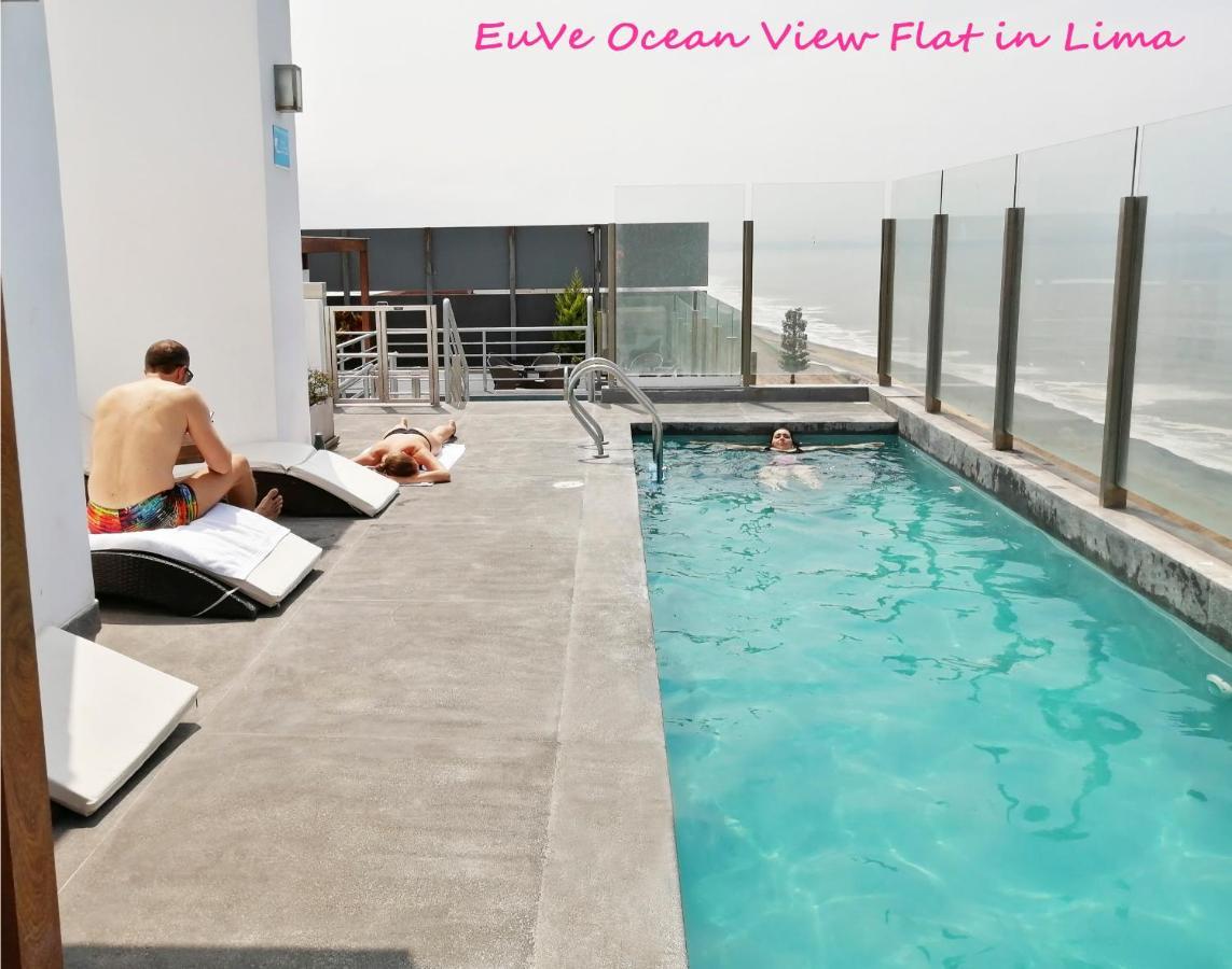 شقة Euve Ocean View Flat In ليما المظهر الخارجي الصورة