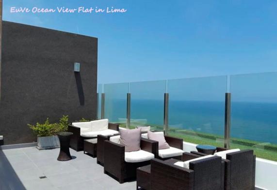 شقة Euve Ocean View Flat In ليما المظهر الخارجي الصورة
