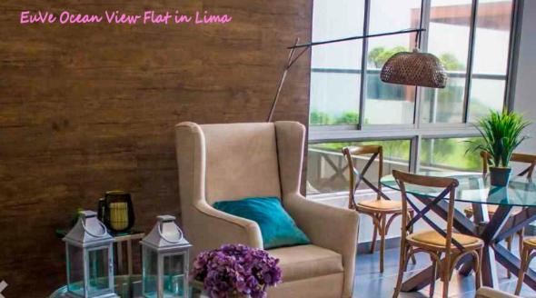 شقة Euve Ocean View Flat In ليما المظهر الخارجي الصورة