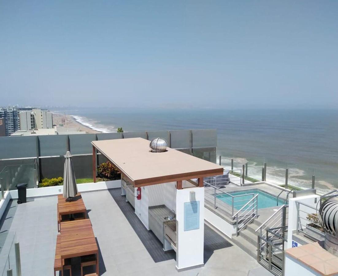 شقة Euve Ocean View Flat In ليما المظهر الخارجي الصورة